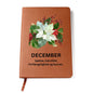 Læder notesbog fødselsblomst December
