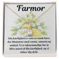 Unik halskæde og personligt kort - Smuk gave til farmor
