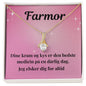 Halskæde med personligt kort - Perfekt gave til farmor