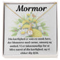 Elegant halskæde med personligt kort - Hjertevarmende gave til mormor