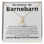 Gave til barnebarn - Halskæde med personligt kort