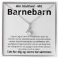 Gave til barnebarn - Halskæde med personligt kort