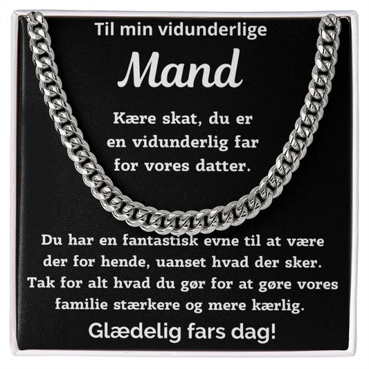 Forkæl din Mand med en unik halskæde til Fars dag