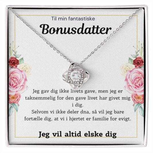 Gave til Bonusdatter -Symboliser den Evige Kærlighed med en Smuk Halskæde fra Mor eller Far