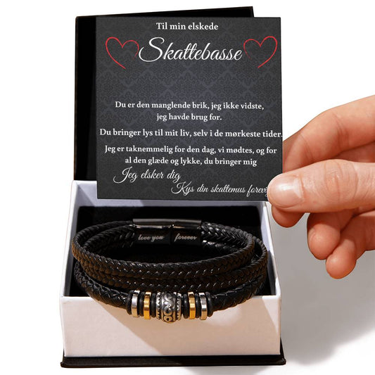 Skab Dit Eget 'Elsker Dig For Evigt' Armbånd. Du vælger navn på modtager og afsender.