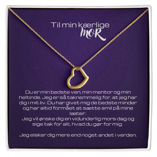 Gave til mor - Min bedste ven og mentor - Personlig gave til Mors dag