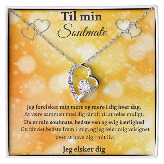 Forever Love halskæde til min soulmate - ByMalaika - Personlige Gaver